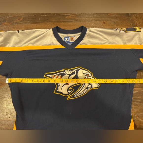Vintage Nashville Predators Starter NHL Hockey Jersey - Picture 8 of 11